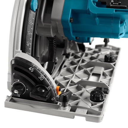 Makita DSP600ZJ2 2X18V Invalcirkelzaag 165mm met Geleiderail