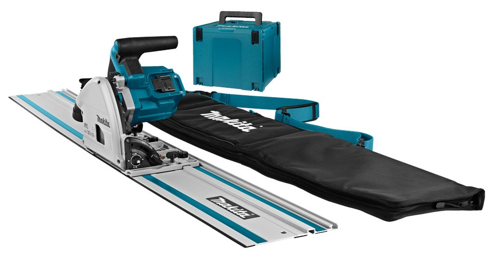 Makita DSP600ZJ2 2X18V Invalcirkelzaag 165mm met Geleiderail