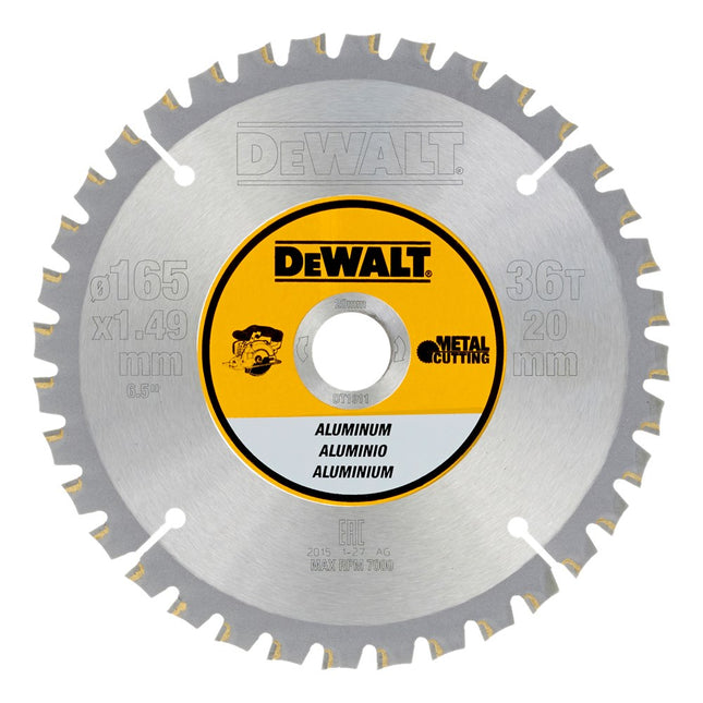 DeWALT Cirkelzaagblad HM non-ferro DT1911