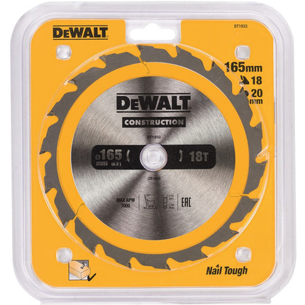 DeWALT Cirkelzaagblad DT1933