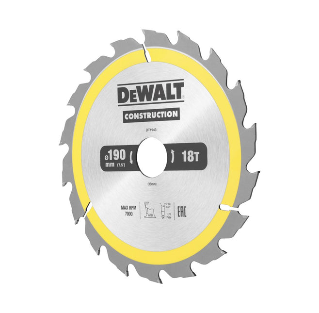 DeWALT Cirkelzaagblad DT1943