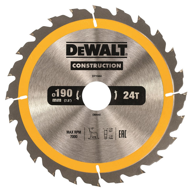DeWALT Cirkelzaagblad DT1944
