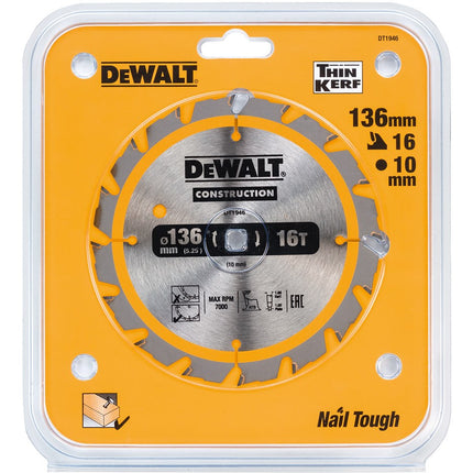 DeWALT Cirkelzaagblad DT1946
