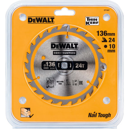 DeWALT Cirkelzaagblad DT1947