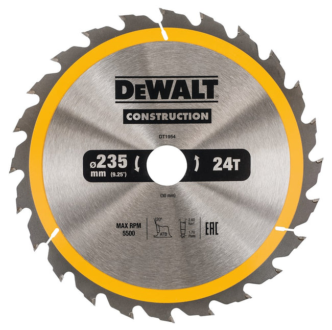 DeWALT Cirkelzaagblad DT1954