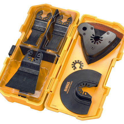 DeWALT Zaagbladenset met schuurpapier 8-delig dt20700, dt20701, dt20704, dt20705, dt20710, schuurpapier x 3 DT20731