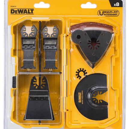 DeWALT Zaagbladenset met schuurpapier 8-delig dt20700, dt20701, dt20704, dt20705, dt20710, schuurpapier x 3 DT20731