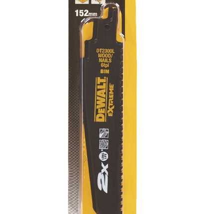 DeWALT Reciprozaagblad 2x bim DT2300L