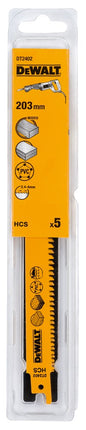 DeWALT Reciprozaagblad hcs 203x2,4-4,0 hout - s2345x DT2402