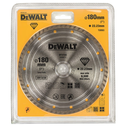 DeWALT Diamant zaagblad droog DT3722