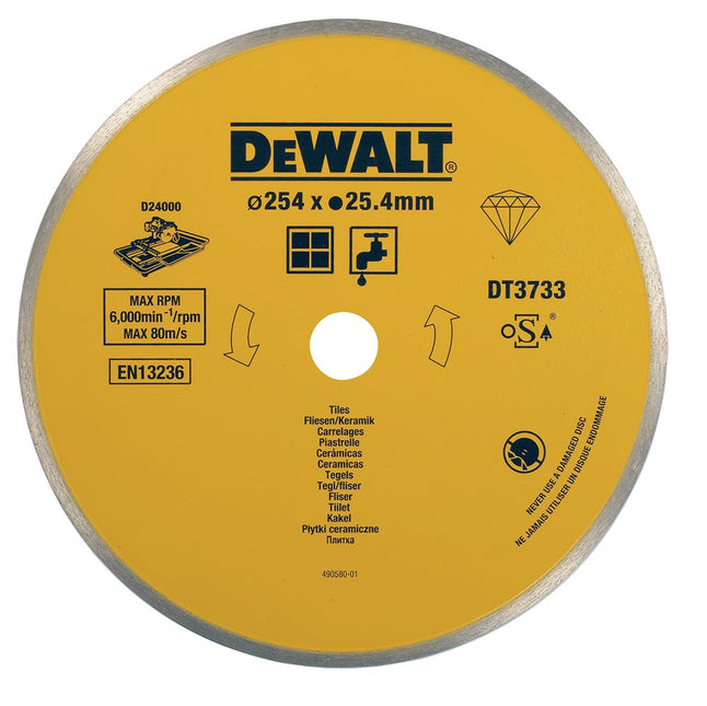 DeWALT Diamant zaagblad nat DT3734