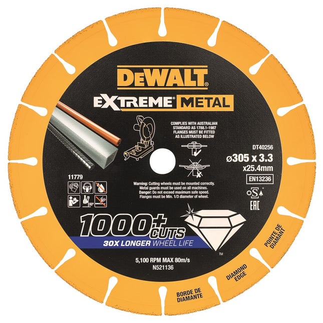 DeWALT Extreme metal doorslijpschijf metaal DT40256