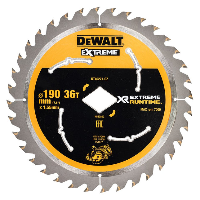 DeWALT Cirkelzaagblad HM DT40271