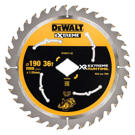 DeWALT Cirkelzaagblad HM DT40271