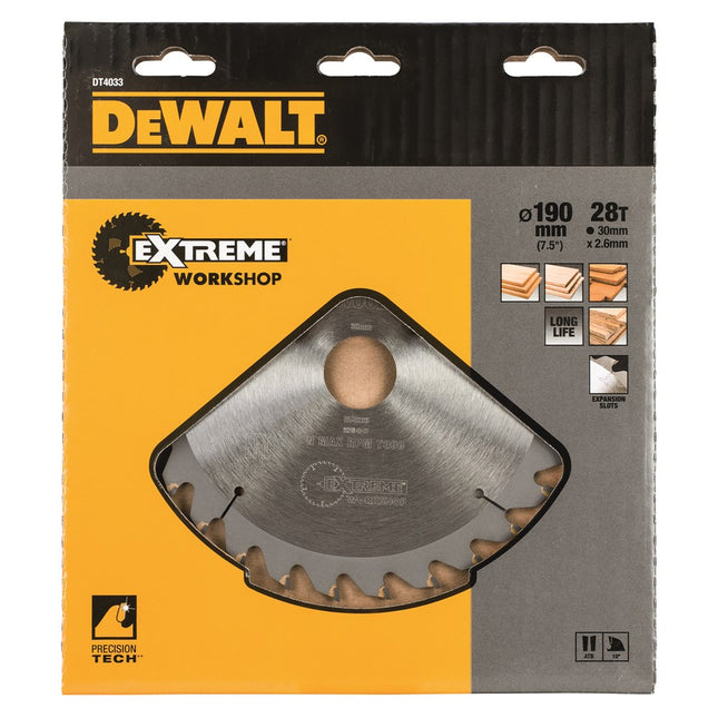DeWALT Cirkelzaagblad DT4033