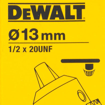 DeWALT Boorkop 1,5mm-13mm l/r 1/2"x20unf DT7012
