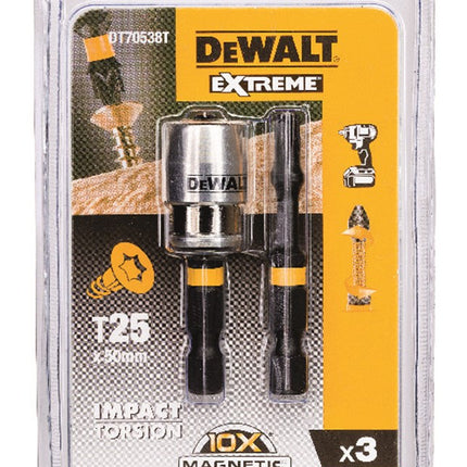 DeWALT Impact torsion 2x Torx 50mm + 1"maglock DT70538T
