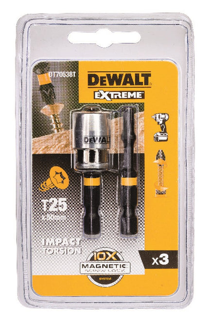 DeWALT Impact torsion 2x Torx 50mm + 1