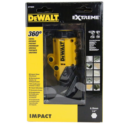 DeWALT Impact blikschaaradapter voor slagschroevendraaiers DT70620