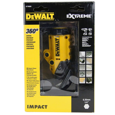 DeWALT Impact blikschaaradapter voor slagschroevendraaiers DT70620