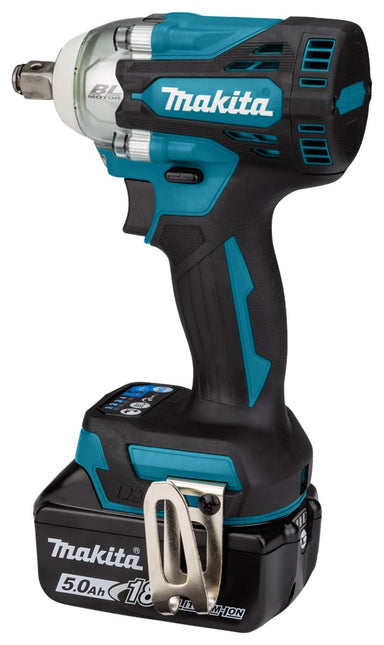 Makita DTW300RTJ 18V Slagmoersleutel In MBOX Koffer met 2X 5.0Ah