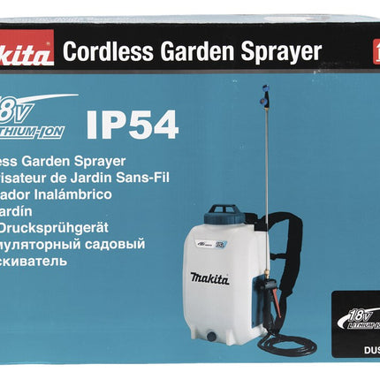 Makita DUS158Z LXT 18V Ruggedragen Drukspuit 15 Liter