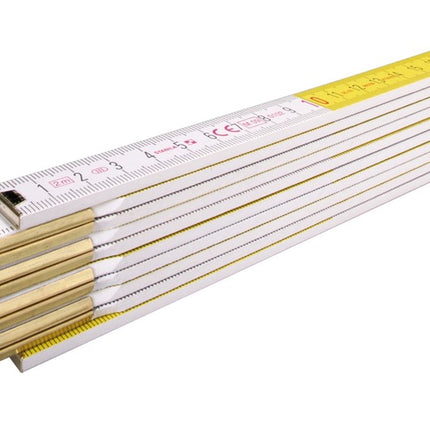Stabila Houten Duimstok 2 MTR Wit Beuken NR. 617/11 – 4005069011284