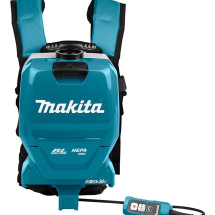Makita DVC261TX22 2X18V Rugstofzuiger voor Schoonmaak
