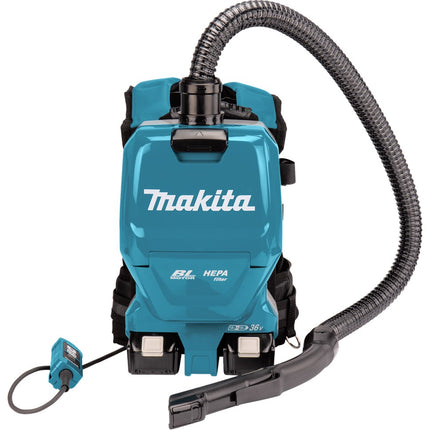 Makita DVC261TX22 2X18V Rugstofzuiger voor Schoonmaak
