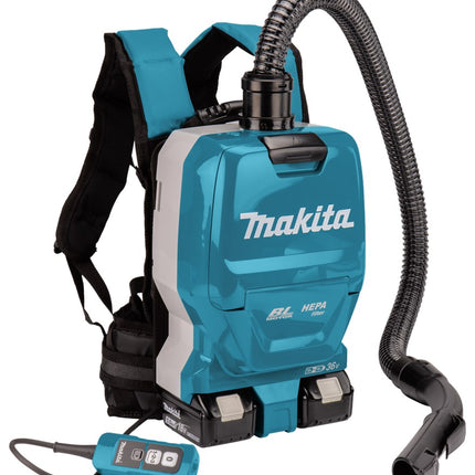 Makita DVC261TX22 2X18V Rugstofzuiger voor Schoonmaak