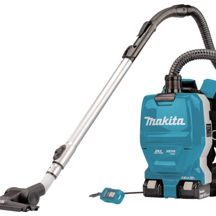 Makita DVC261TX22 2X18V Rugstofzuiger voor Schoonmaak