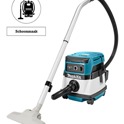 Makita DVC860LZ Hybride Stofzuiger Nat Droog
