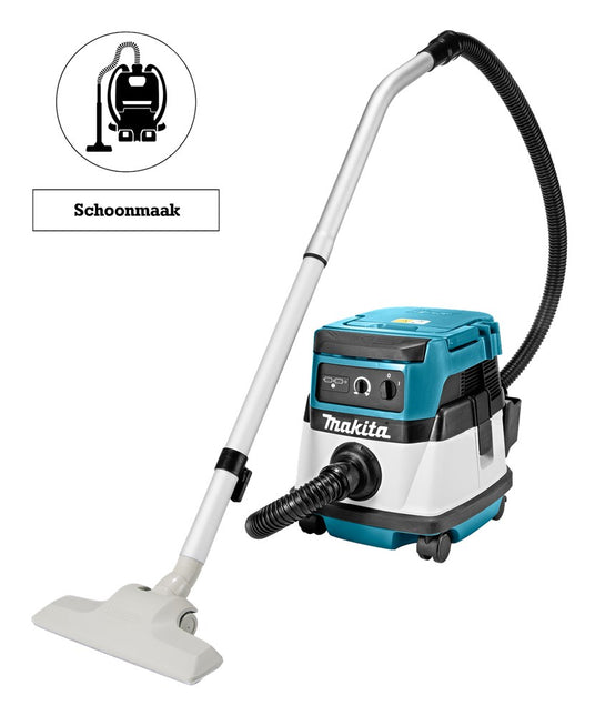 Makita DVC860LZ Hybride Stofzuiger Nat Droog