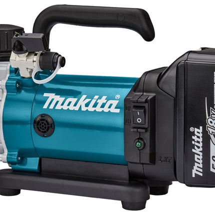 Makita DVP180RT Vacuumpomp 18V met 1X 5.0Ah Accu en Lader in Doos