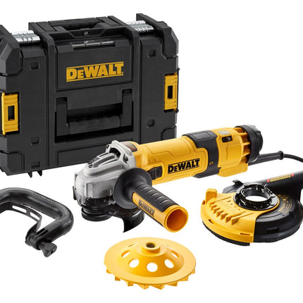 DeWALT 125mm 1500w betonpolijstmachine tstak set DWE4257KT