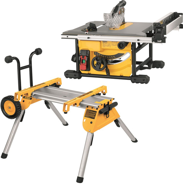 DeWALT Tafelzaag dwe7485 + de7400-xj rijdbaar onderstel DWE7485RS