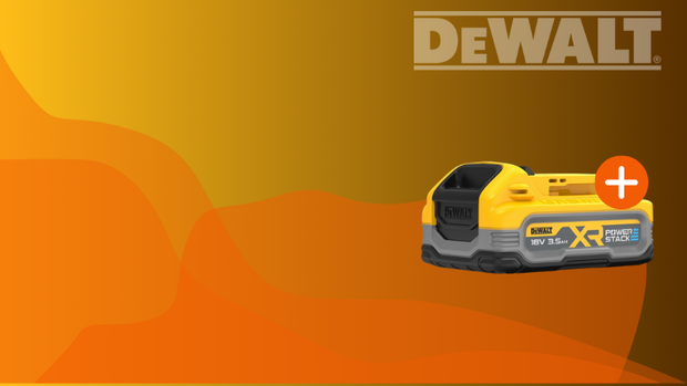 <h2>DeWALT Accu<br/>Actie</h2>