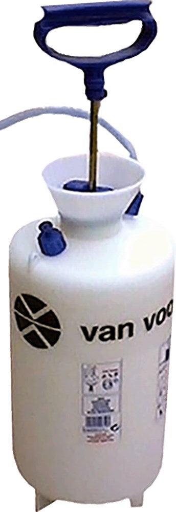 Van Voorden Kunststof Druktank 10L tbv Cardi Diamantboormachine Inclusief Slang – 290635