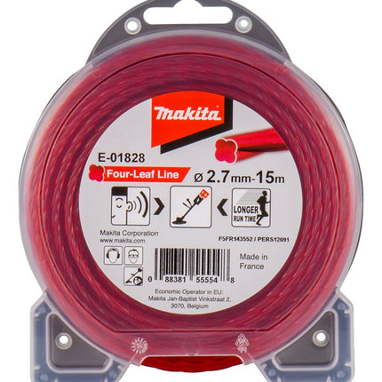 Makita Maaidraad 2,7X15MTR ROOD – E-01828