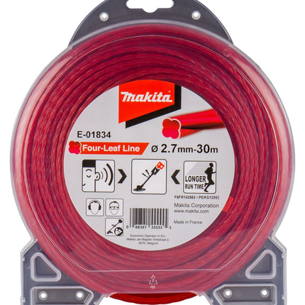 Makita Maaidraad 2,7X30M ROOD 2,7X30MTR – E-01834