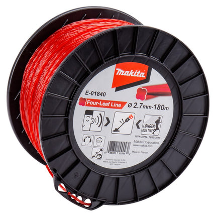 Makita Maaidraad 2,7X180MTR ROOD – E-01840