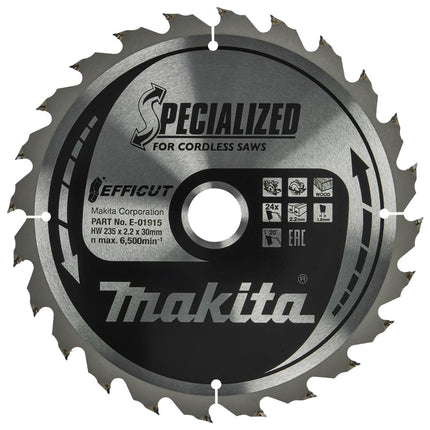 Makita ZAAGB EFFICUT 235X30X2,2 24T 20G