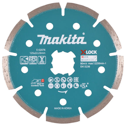 Makita Diamantschijf 125mm X-L 125X22,2mm – E-02076