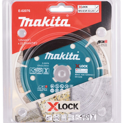 Makita Diamantschijf 125mm X-L 125X22,2mm – E-02076