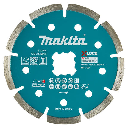 Makita Diamantschijf 125mm X-L 125X22,2mm – E-02076
