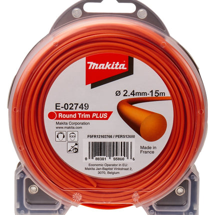 Makita Maaidraad 2,4X15M Rond Rnd – E-02749