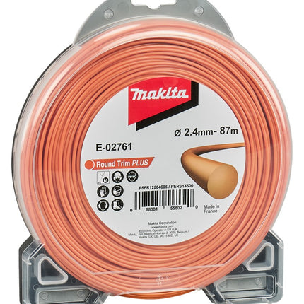 Afbeelding Makita maaidraad 2,4x87mtr rnd E-02761