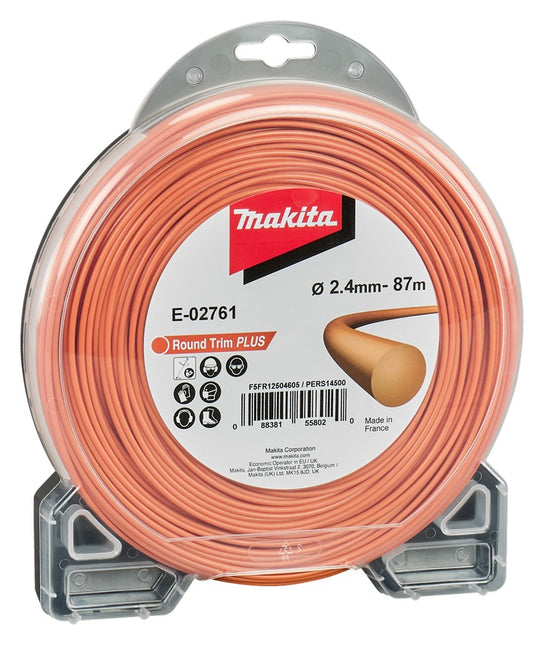 Afbeelding Makita maaidraad 2,4x87mtr rnd E-02761