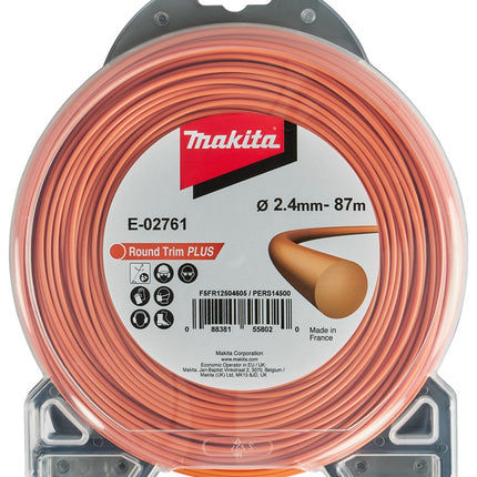 Afbeelding Makita maaidraad 2,4x87mtr rnd E-02761