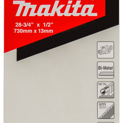 Makita Zaagband 730X13mm 14T Metaal 730X13X0,5 – E-04101